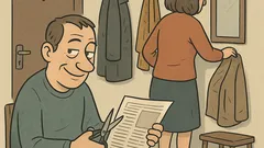 Vtip: Predstav si, rozvod kvôli vreckám...