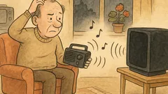 Vtip: Televízor bez obrazu, len zvuk?