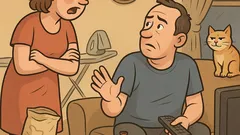 Vtip: Žena chce čipsy počas F1