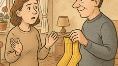 Vtip: Nevidel si moje sýrové ponožky?