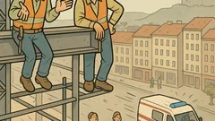 Vtip: Pracujú dvaja chlapi na výškovej budove…