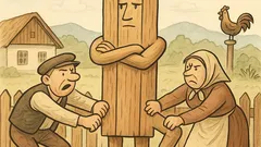 Vtip: Je to za plotom...