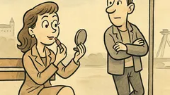 Vtip: Slečna, prečo sa maľujete?