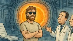 Vtip: Chuck Norris chodí namiesto solária do tokamaku!