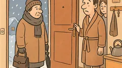 Vtip: Vonku husto sneží, svokra klope...