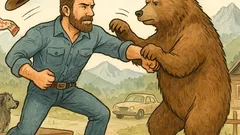 Vtip: Chuck Norris sa pobil s medveďom