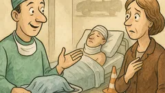 Vtip: Primár po operácii šepká manželke pacienta…