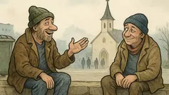 Vtip: Rozprávajú sa dvaja bezdomovci...