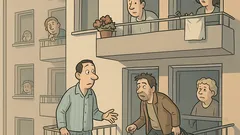 Vtip: Manžel našiel na balkóne cudzieho chlapa…