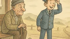 Vtip: Pán výpravca, dočkám sa vlaku?