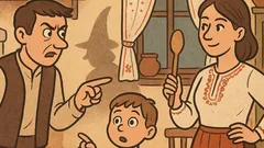 Vtip: Mama, otec povedal, že si čarodejnica!