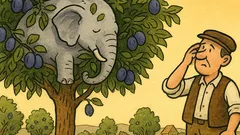 Vtip: Viete, prečo má slon fialové oči?