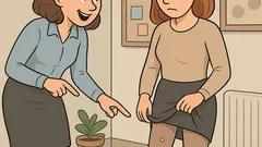 Vtip: Pani kolegyňa, kde ste zohnali pančuchy?