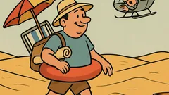 Vtip: Dežo ide po púšti k moru…