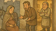 Vtip: Jozef s Máriou klopú na hostinec