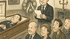 Vtip: Zomrel boháč, notár číta závet...