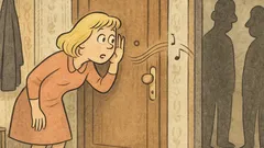 Vtip: Viete, čo robí blondínka pri dverách?