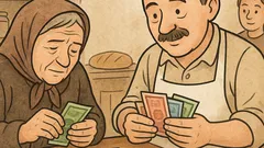 Vtip: Po zavedení eura bankovky rýchlo spočítame