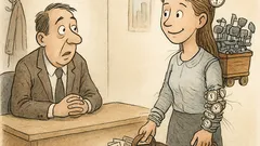 Vtip: Koľko rokov ste odpracovali, pani?