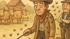 Vtip: Farmár sa pýta kovboja Johna...