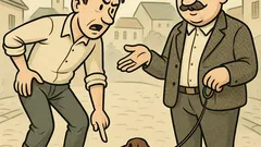 Vtip: Pane, váš jazvečík ma kúsal do nohy!