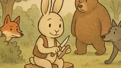 Vtip: Sedí zajko na pníku...