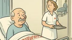 Vtip: Dedko v nemocnici chce izbu zvlášť