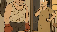 Vtip: Mike Tyson príde domov s rozbitým nosom