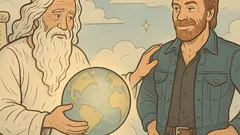 Vtip: Boh stvorí Zem? Chuck Norris dovolí.