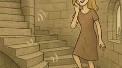 Vtip: Blondínka ide po schodoch do veže…