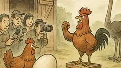 Vtip: Sliepka zniesla sedemkilové vajce