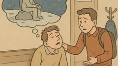 Vtip: Študent si pred skúškou vzdychne