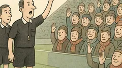 Vtip: Na futbale je hra prerušená…