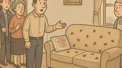 Vtip: Nesadajte si na tento diván...