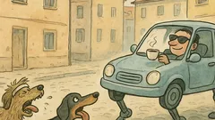 Vtip: Prečo psy štekajú na autá?