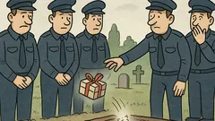 Vtip: Zomrel policajt a na pohrebe…