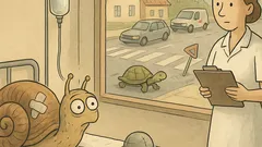 Vtip: Keď slimáka zrazila korytnačka…