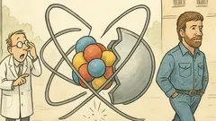 Vtip: Chuck Norris štiepi atóm holými rukami