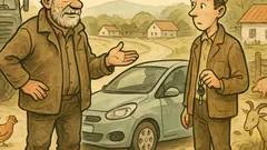 Vtip: Policajti zastavia kamión cúvajúci domov