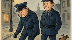 Vtip: Dvaja policajti na obchôdzke...