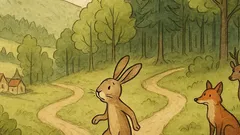 Vtip: Ako ďaleko beží zajac do hory?