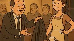 Vtip: Hosť čašníčke: Oblečte sa, odveziem vás…