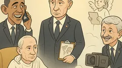 Vtip: Boh si zavolal Obamu, Putina, Dzurindu