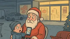 Vtip: Santa v supermarkete sa pýta dieťaťa…