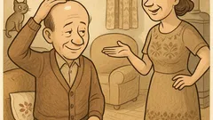 Vtip: Karol, ty máš holú hlavu ako zadok!