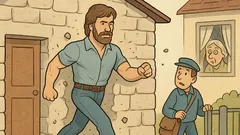 Vtip: Dom Chucka Norrisa nemá dvere…