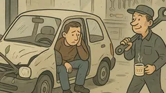 Vtip: Narazil som do stromu…