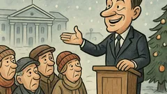 Vtip: Fico sľubuje penzistom vianočný príspevok