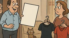 Vtip: Manžel príde domov s výhrou