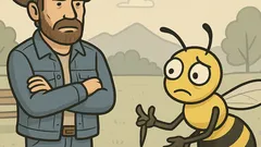 Vtip: Chuck Norris stretne osu v lete